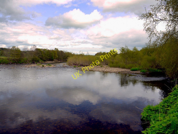 Photo 6"x4" River South Tyne between Bardon Mill & Beltingham Bardon Mill c2010