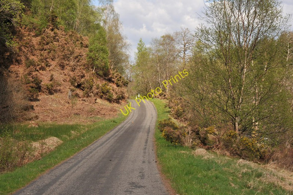 Photo 6"x4" Road from Auchlyne to Killin near the River Dochart Monemore c2010