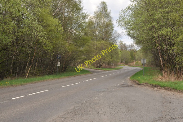 Photo 6"x4" A827 near Killin Monemore c2010