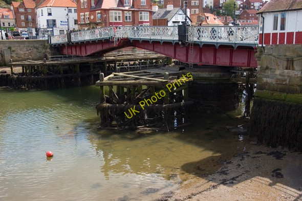 Photo 6"x4" Swing Bridge Whitby Whitby\/NZ8910 c2010
