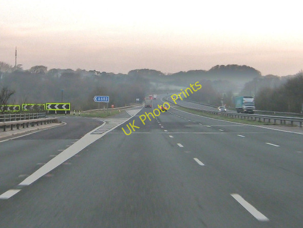 Photo 6"x4" Passing junction 34, Lancaster Halton\/SD5064 c2010