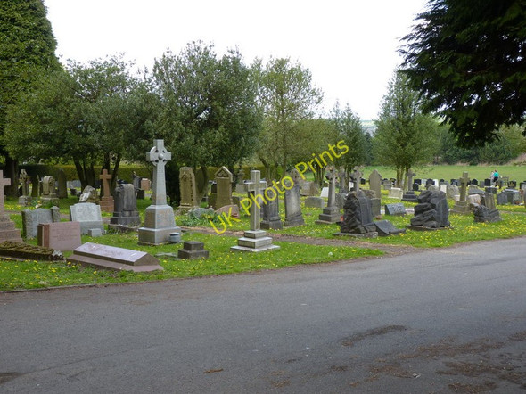 Photo 6"x4" Methodist & Free Church portion of the cemetery Buxton\/SK0673 c2010
