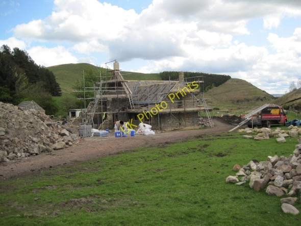 Photo 6"x4" Hazeltonrig (renovation work) Alnham c2010