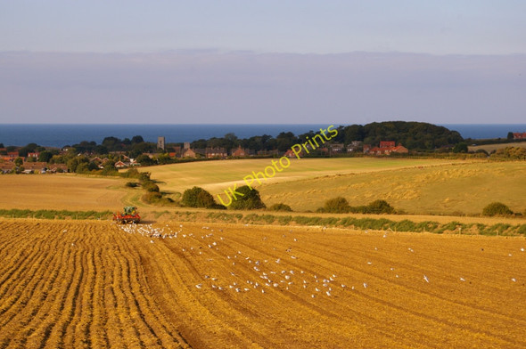 Photo 6"x4" Farmland near Kelling Heath, Norfolk Weybourne\/TG1142 c2009 P1