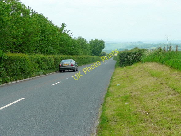 Photo 6"x4" B4235 looking north towards Llangwm Coed Cwnwr c2010