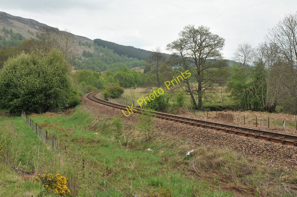 Photo 6"x4" West Highland line east of Roybridge Achluachrach c2010