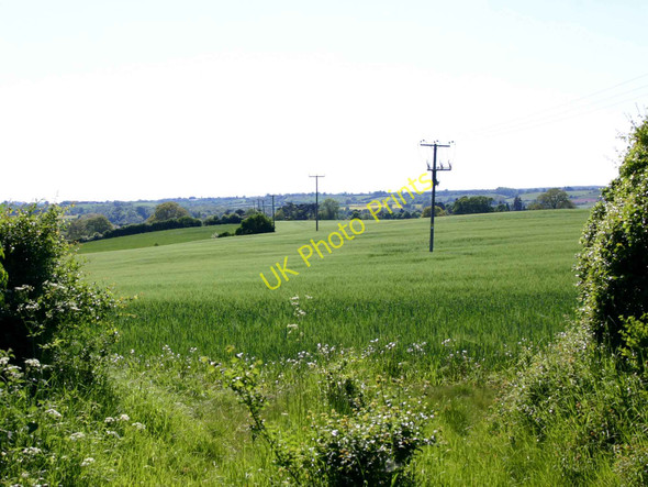 Photo 6"x4" View west from Hareway Lane near Lower Watchbury Farm Barford\/SP2760 c2010