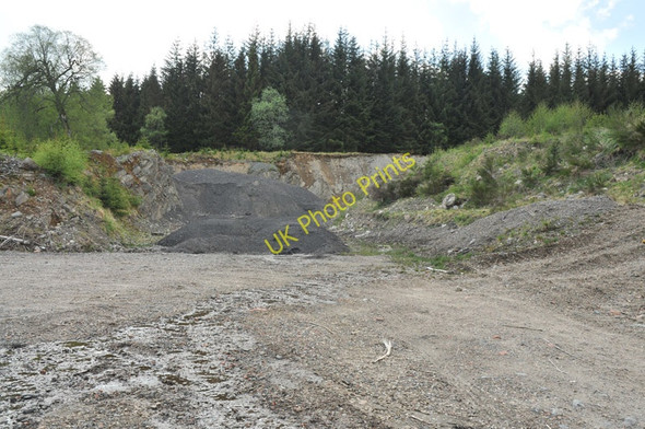 Photo 6"x4" Gravel quarry near Tullochroam Ardverikie c2010