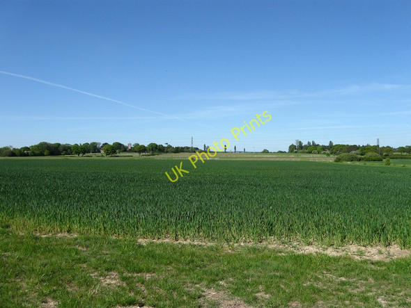 Photo 6"x4" Gate Field Eckington Corner c2010