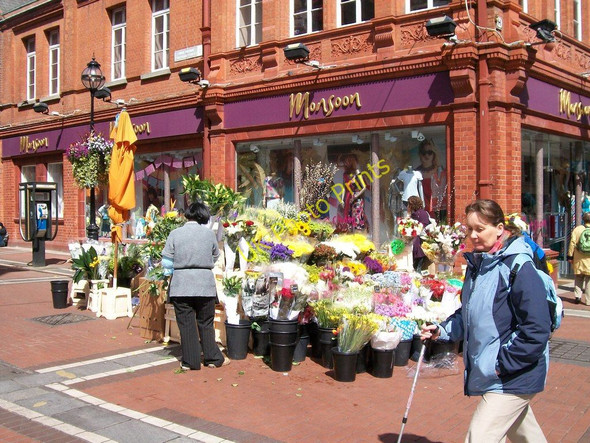Photo 6"x4" Flower stall in Chatham Street, Dublin 2 Dublin\/O1534 c2010