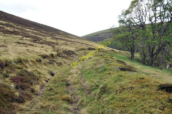 Photo 6"x4" Farm track near Allt Deveron Cabrach\/NJ3827 c2010