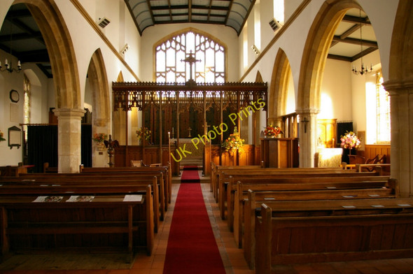 Photo 6"x4" Aisle, St Peter and St Paul Church, Edgefield, Norfolk Edgefield\/TG0934 c2009