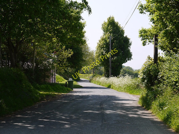 Photo 6"x4" Minor road passing Cilcennin Cyclemart Cilcennin c2010