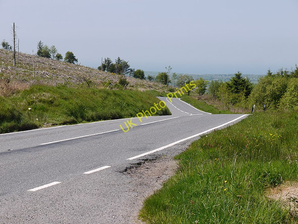 Photo 6"x4" The B4337 climbing over Trichrug Cilcennin c2010