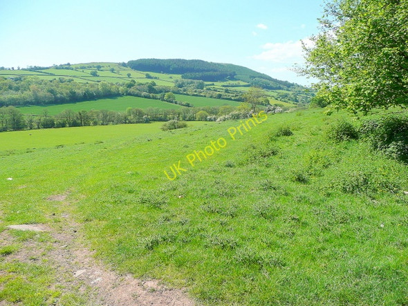 Photo 6"x4" View across the Llynfi valley Bwlch\/SO1421 c2010