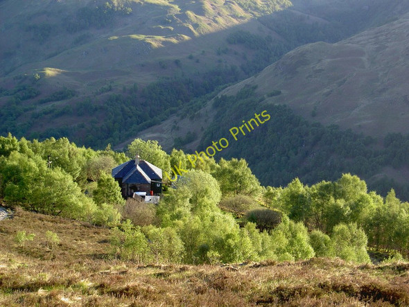 Photo 6"x4" A Hydro worker's house overlooks the Leven glen Kinlochleven c2010