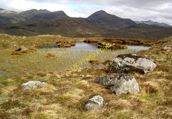 Photo 6"x4" Hilltop lochan, Meall Bad a' Bheithe Meall Bad a' Bheithe c2010