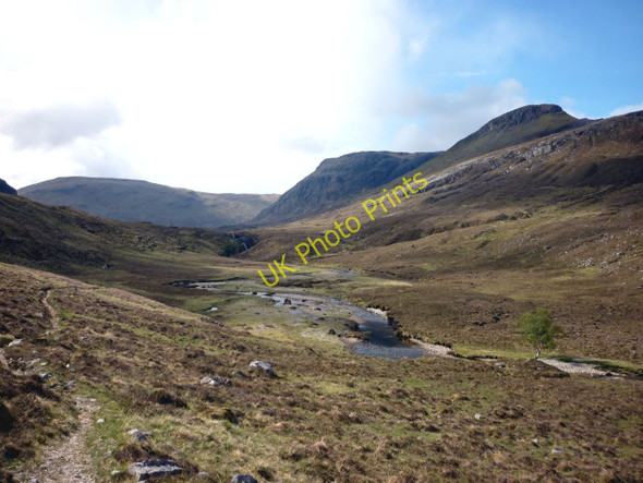 Photo 6"x4" Track above the Abhainn Loch an Nid Creag Rainich\/NH0975 c2010