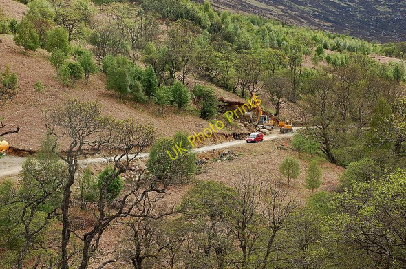 Photo 6"x4" Hydro works, Ardvorlich Burn Glen Vorlich c2010