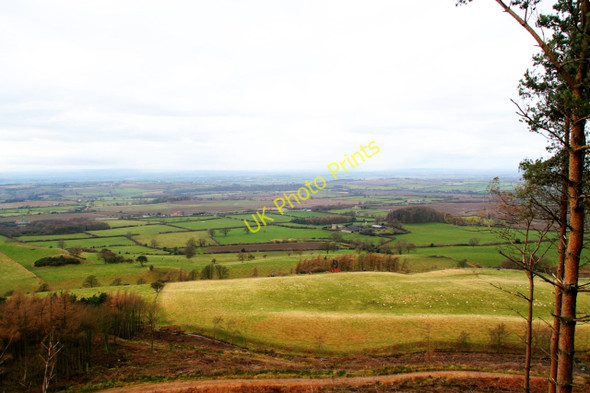 Photo 6"x4" View from the Hanging Stone, near Thimbleby Thimbleby\/SE4495 c2008