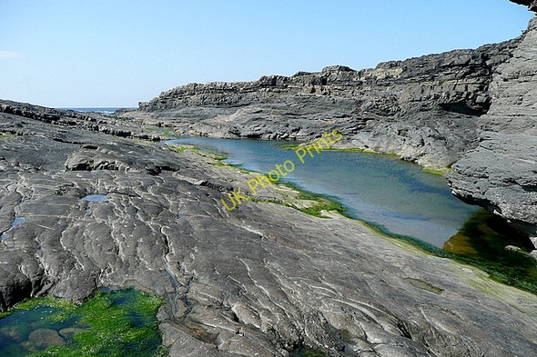Photo 6"x4" Coastal scenery at Ross Kilbaha c2010