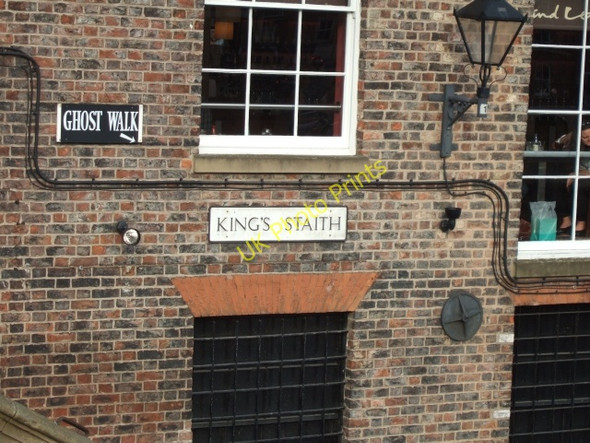 Photo 6"x4" Street sign for Kings Staith, York York\/SE5951 c2010
