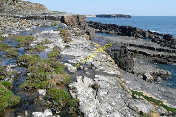 Photo 6"x4" Coastline near Dunmore Head Kilbaha c2010