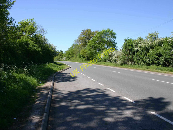 Photo 6"x4" Lay-by on B4100 Banbury to Warwick road Bishop's Tachbrook c2010