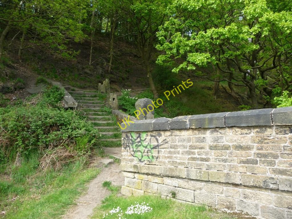Photo 6"x4" Steps leading from Scarwood Footbridge Wellhouse\/SE0914 c2010