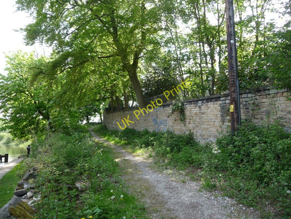 Photo 6"x4" Hillside track Crosland Moor c2010