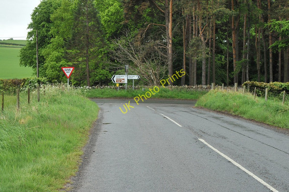 Photo 6"x4" Road junction near West Garleton House Camptoun c2010