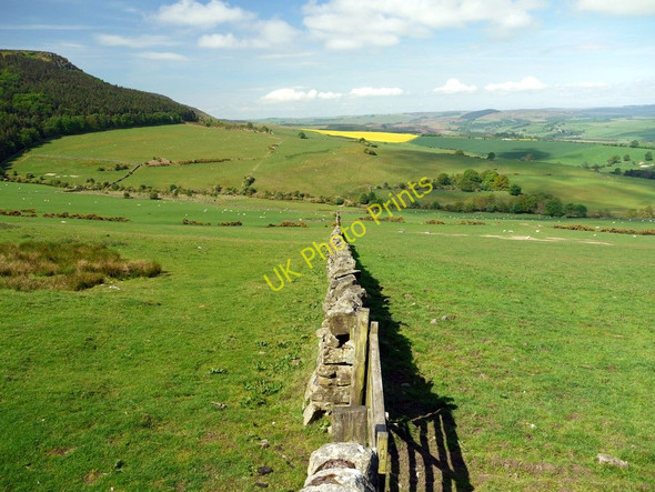 Photo 6"x4" Wall above Chester Hope Great Tosson c2010