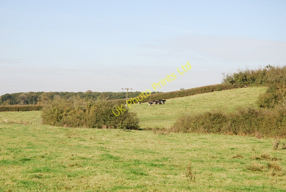 Photo 6"x4" Trek up hill to Donedge Lodge Farm Elm Hill\/ST8426 c2007