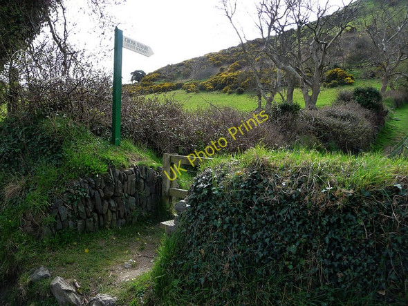 Photo 6"x4" Footpath to Cronk Sumark Kella c2010