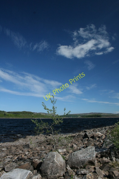 Photo 6"x4" Loch Shin to the Southeast Lairg Muir c2010