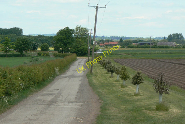 Photo 6"x4" Lane to Glebe Farm Barton in Fabis c2010