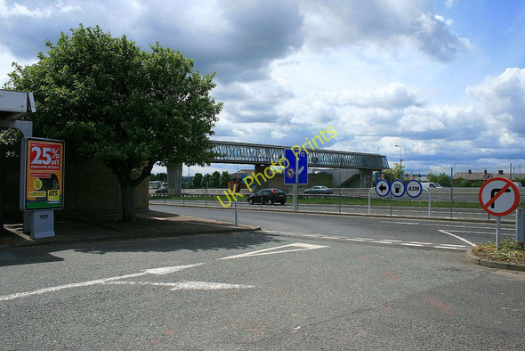 Photo 6"x4" Footbridge at Washington Services Ayton\/NZ2855 c2010