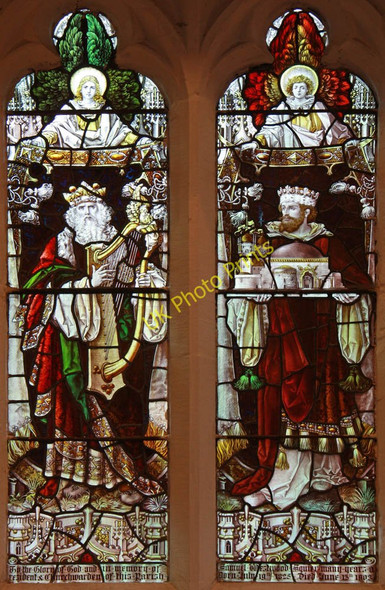 Photo 6"x4" St Peter & St Paul, Horndon on the Hill - Window Horndon on the Hill c2010