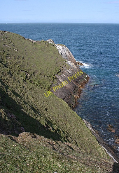 Photo 6"x4" Cliffs Near Bwa Gwyn Rhoscolyn c2010