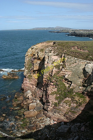 Photo 6"x4" Cliffs Near Bwa Gwyn Rhoscolyn c2010 P1