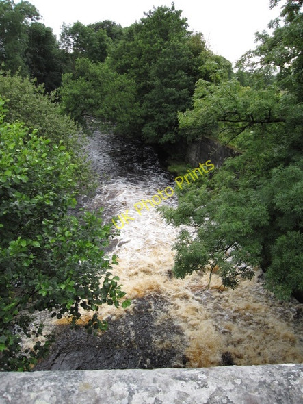 Photo 6"x4" Leck Beck from Cowan Bridge - downstream Kirkby Lonsdale c2009