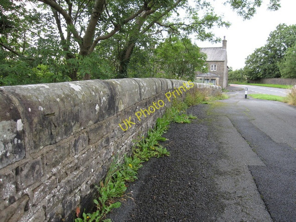 Photo 6"x4" Cowan Bridge and a bench mark Kirkby Lonsdale c2009