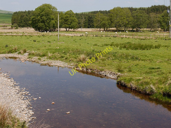 Photo 6"x4" Afon Lwyd Llwynygog c2010