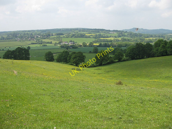 Photo 6"x4" View NNW from the edge of Busland Wood Woolhope\/SO6135 c2010