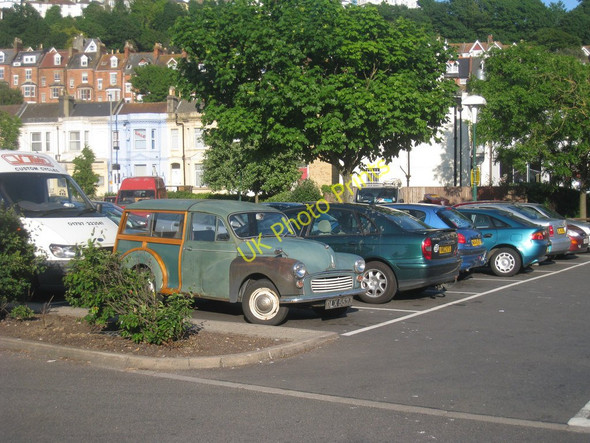 Photo 6"x4" Morris Minor at Morrisons Supermarket Hastings\/TQ8110 c2010