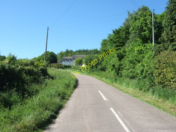 Photo 6"x4" Road leading north from Hawkerland Hawkerland c2010