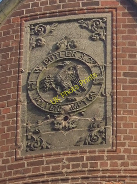 Photo 6"x4" Brewery emblem - William Butler & Co Wolverhampton c2010