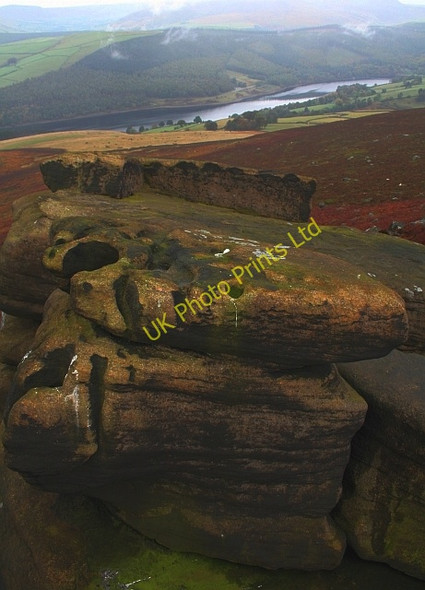 Photo 6"x4" On White Tor Ashopton c2007