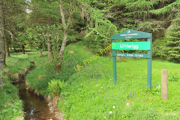 Photo 6"x4" South Quaich Water at Littlerig Glendevon\/NN9904 c2010
