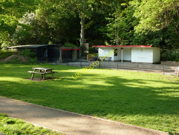 Photo 6"x4" The station for the miniature railway, Shibden Park Halifax c2010